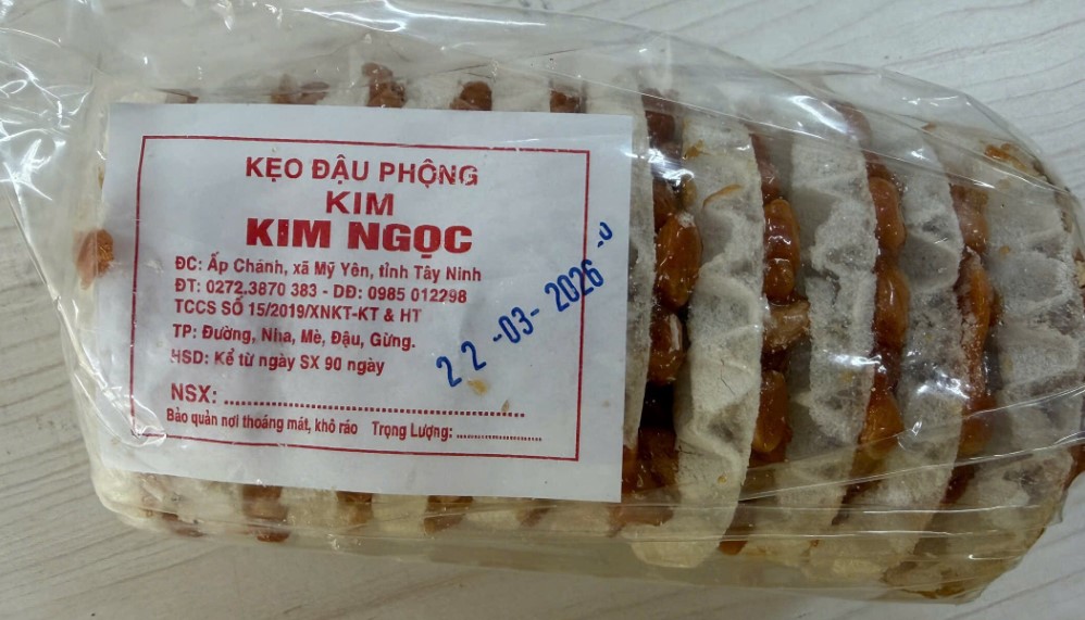 Kẹo đậu phộng Kim ngọc 250gr/gói